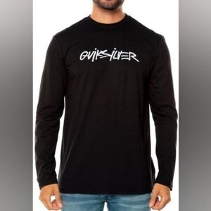 Quiksilver Retro Wave Black T Shirt MENS Size M